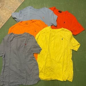 5 polo T-shirts
